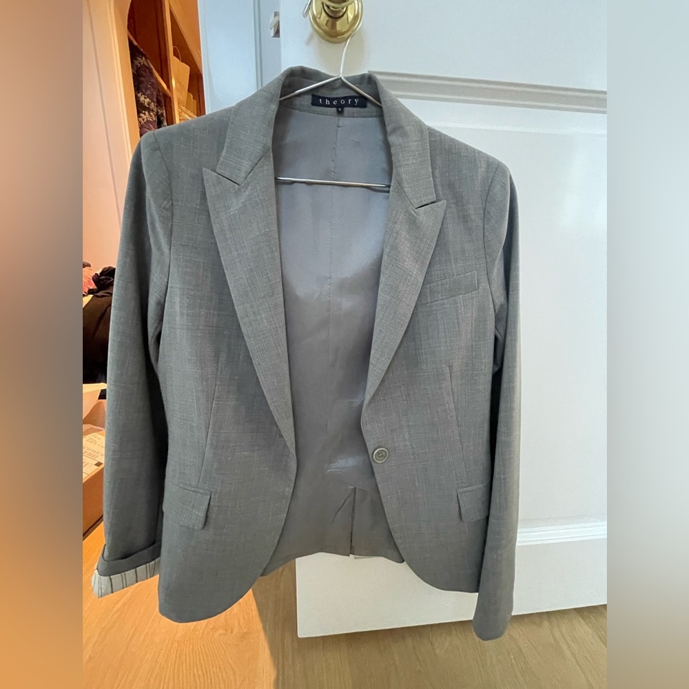Grey Theory blazer like new - jacket tail still sewn together